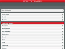 Tablet Screenshot of ersatzteilbox.com